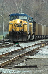 CSX CW44AC
                #43 leads westbound empty coal hoppers.JPG