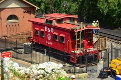 The old caboose witnessed the whole accident