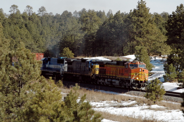 Mixed Power EMD CSX BNSF