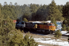 Mixed Power EMD CSX BNSF